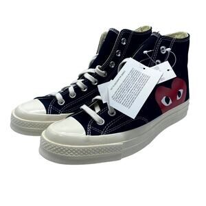 Converse Chuck 70 CDG Sneaker Black White 150204C Men's Size 9 NEW